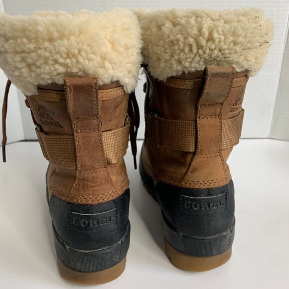 Sorel Ladies Brown & Black Boots – US Size 8 - Picture 3 of 15